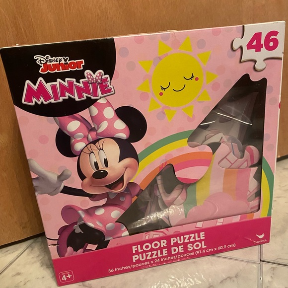 Disney Giant Minnie Mouse Floor Puzzle- Brand New in Box 🎀 - Picture 4 of 14
